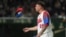 El pitcher Yariel Rodríguez en el juego contra Australia, en los cuartos de final del Clásico Mundial de Báisbol, en Tokío, Japón. (AP/Toru Hanai)