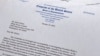 La carta del presidente del Comisión para la Supervisión y Reforma del Gobierno del Congreso, el republicano James Comer, al asesor de la Casa Blanca, Stuart Delery.