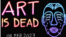 Folleto de "Art is dead", una colección del artista Æthelstan -inspirada en la experiencia de Otero Alcántara y "Osorbo" en Cuba. 