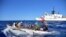 Foto de archivo: Otro grupo de balseros cubanos fue interceptado por la Guardia Costera a unas 40 millas al sur de Long Key, Florida, el 17 de mayo. (Foto: USCG/Erik Villa-Rodríguez)