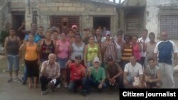 Opositores del Frente Antitotalitario Unido (FANTU), en Santa Clara.