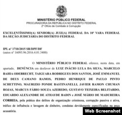 Acusación de tráfico de influencia y corrupción contra Lula