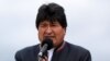 El presidente de Bolivia, Evo Morales, a la base militar de Catam en Bogotá (Colombia). 