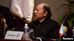 El gobernante de Nicaragua, Daniel Ortega, el 14 de diciembre de 2021. (Alberto Roque/Pool vía REUTERS//File Photo).