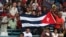 Seguidores del equipo de Cuba en el estadio Latinoamericano en La Habana (Cuba).