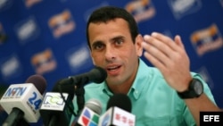 Henrique Capriles Radonsky. Foto de archivo. 