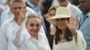 Raúl Castro y Cristina Fernández de Kirchner.