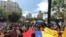 Manifestaciones de la oposición en Caracas en apoyo al referendo revocatorio contra Maduro.