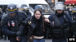 Protest ahead of the COP21 Climate Change Conference