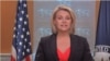 Heather Nauert, vocera del Departamento de Estado. 