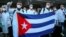 Médicos cubanos llegan a Honduras, el 19 de abril de 2019. AFP PHOTO / HONDURAN PRESIDENCY