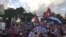 Cubanos se manifiestan en la Calle 8 de la Pequeña Habana, en Miami, por la libertad de Cuba. (OCB/Archivo)