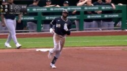 Luis Robert Jr., actualmente de Medias Blancas de Chicago, podría ser uno de los jugadores canjeados la próxima temporada.