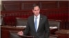 El senador Marco Rubio, durante su alocución ante el pleno del Senado de Estados Unidos. 