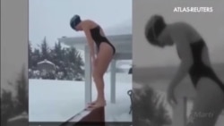 Las nevadas en EE.UU dejan imágenes inéditas este fin de semana