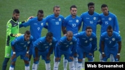 El equipo cubano de fútbol Sub'23.