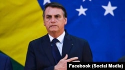 El expresidente brasileño Jair Bolsonaro. 