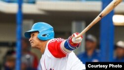 El jardinero cubano Frederich Cepeda Cruz. 