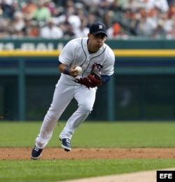 El jugador de los Tigres de Detroit, el cubano José Iglesias.