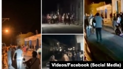 Protesta en Gibara, Holguín, el 13 de septiembre de 2025. (Captura de videos en Facebook)