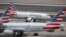 Aviones de American Airlines en el Aeropuerto Internacional Sky Harbor, en Phoenix, Arizona, en julio del 2019. (AP Photo / Ross D. Franklin).
