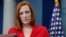Jen Psaki, portavoz de la Casa Blanca.