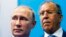 El presidente de Rusia, Vladimir Putin, y el canciller ruso, Sergéi Lavrov, en una foto de archivo. (AP Foto/Alexander Zemlianichenko, Archivo)