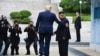 El presidente Donald Trump en territorio norcoreano, el domingo 30 de junio de 2019. (Brendan Smialowski / AFP)