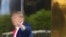 Trump a su llegada el domingo a Nueva York. ((AP/Bryan Woolston)