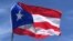 La bandera de Puerto Rico. 