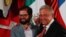 El presidente de Chile, Gabriel Boric, a la izquierda, con el presidente de México, Andrés Manuel López Obrador, en Ciudad de México el 23 de noviembre de 2022. (Reuters/Henry Romero).