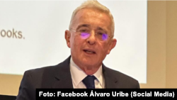 El expresidente colombiano Álvaro Uribe
